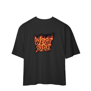 Nome do produto Camiseta Oversized – West Side Fire
