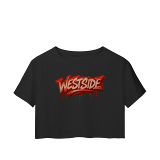 Camisa Cropped – West Side Blood Drip