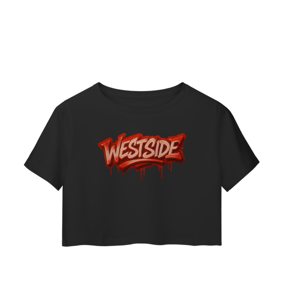 Camisa Cropped – West Side Blood Drip