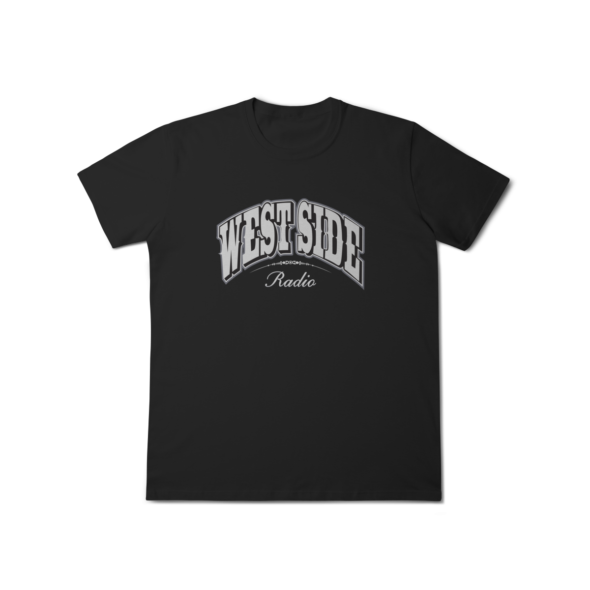 Nome do produto: Camiseta Regular Tradicional Premium – West Side Radio Classic