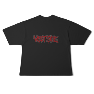 Nome do produto Camiseta Oversized – West Side Street Ink Red