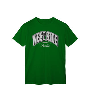 Nome do produto Camiseta Regular Tradicional Premium – West Side Radio Classic