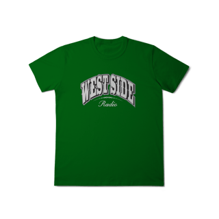 Nome do produto Camiseta Regular Tradicional Premium – West Side Radio Classic