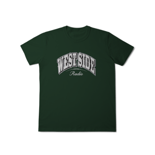 Nome do produto Camiseta Regular Tradicional Premium – West Side Radio Classic