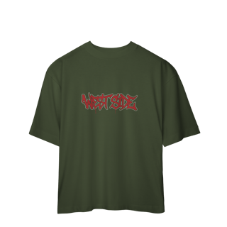 Nome do produto Camiseta Oversized – West Side Street Ink Red