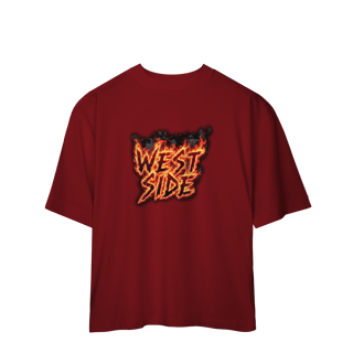 Nome do produto Camiseta Oversized – West Side Fire
