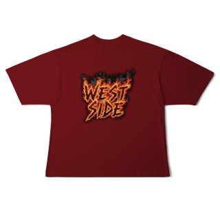 Nome do produto Camiseta Oversized – West Side Fire