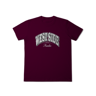 Nome do produto Camiseta Regular Tradicional Premium – West Side Radio Classic