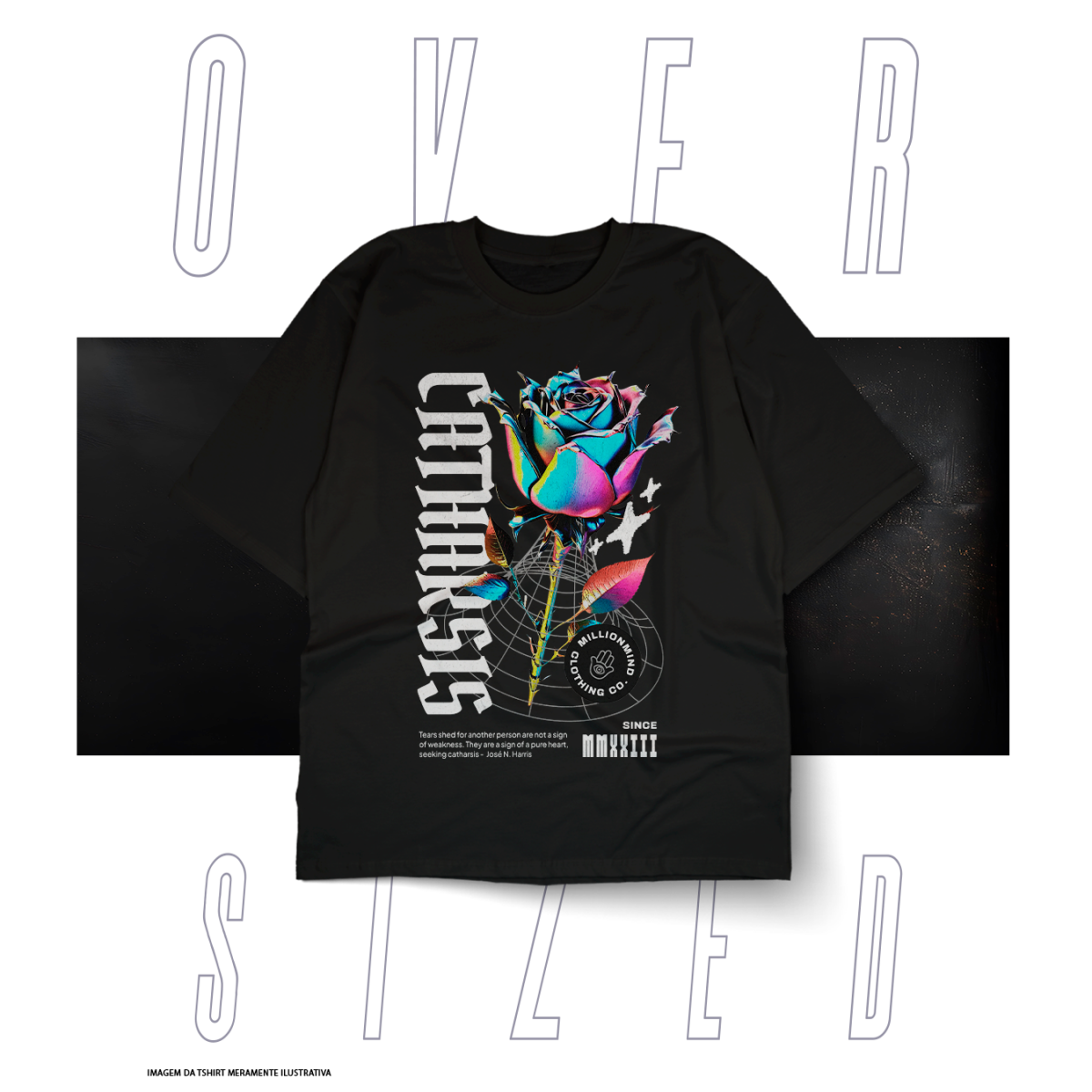 Nome do produto: Oversized Básica Street Wear - Catharsis