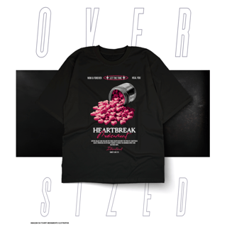 Oversized Básica Street Wear - Heart Break