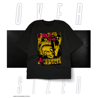 Oversized Básica Street Wear - Punk Rock Death