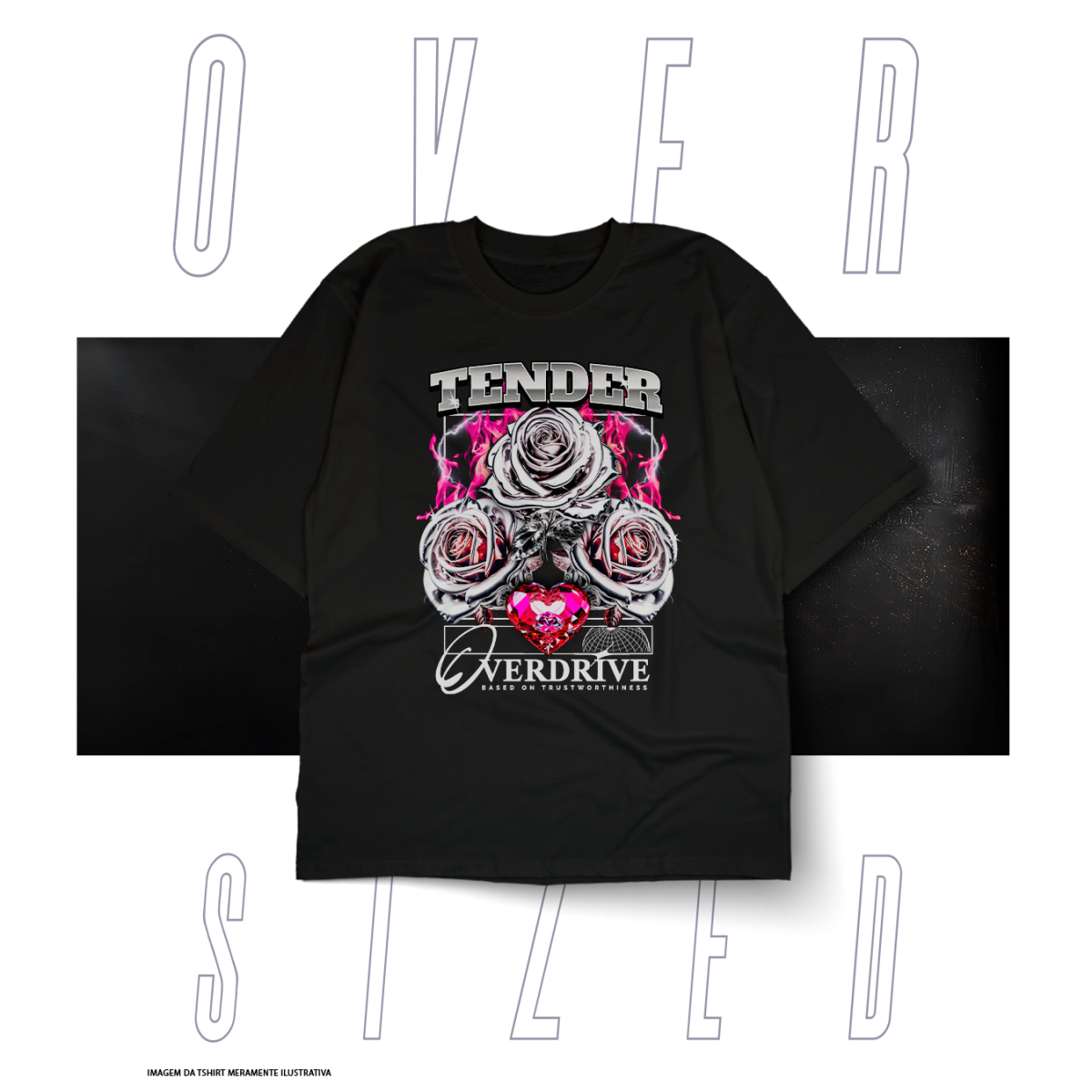 Nome do produto: Oversized Básica Street Wear - Tender