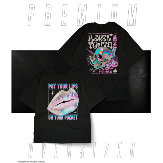 Oversized Premium Street Wear - Put Your Lips