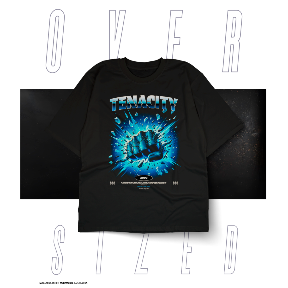 Nome do produto: Oversized Básica Street Wear - Tenacity