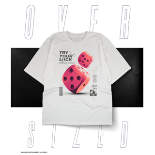 Nome do produto Oversized Básica Street Wear - Try Your Luck