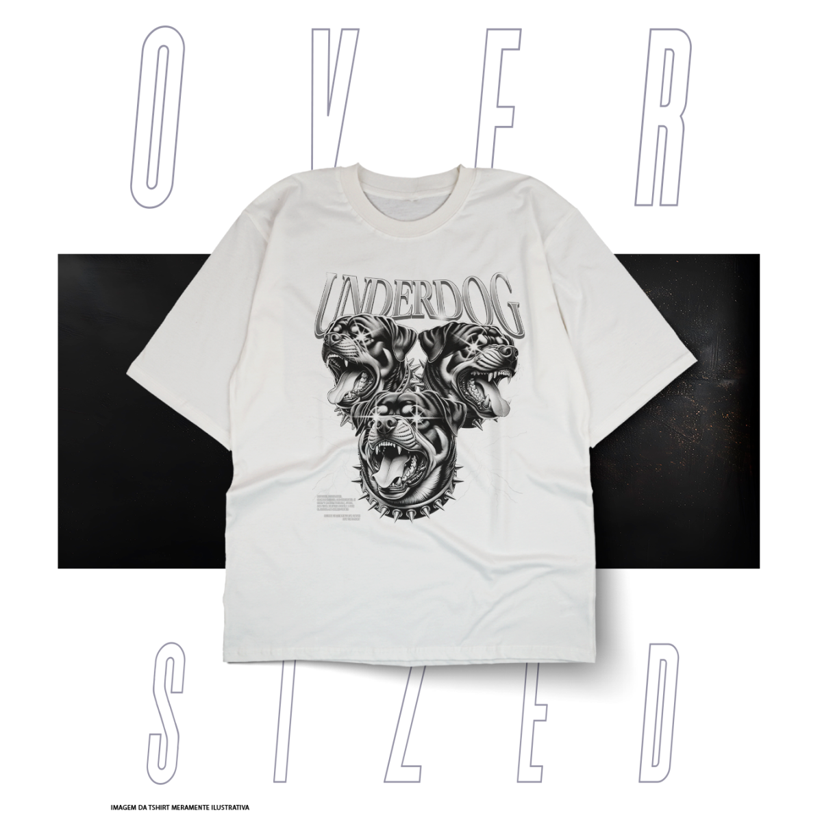 Nome do produto: Oversized Básica Street Wear - Underdog 