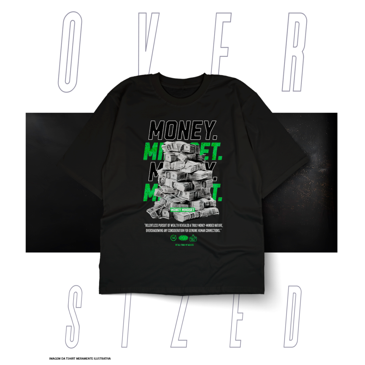 Nome do produto: Oversized Básica Street Wear - Money