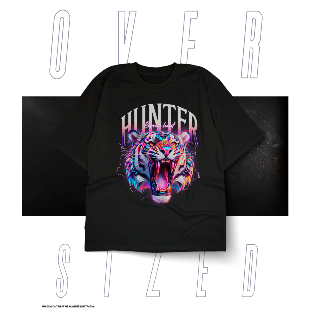 Nome do produto: Oversized Básica Street Wear - Hunter