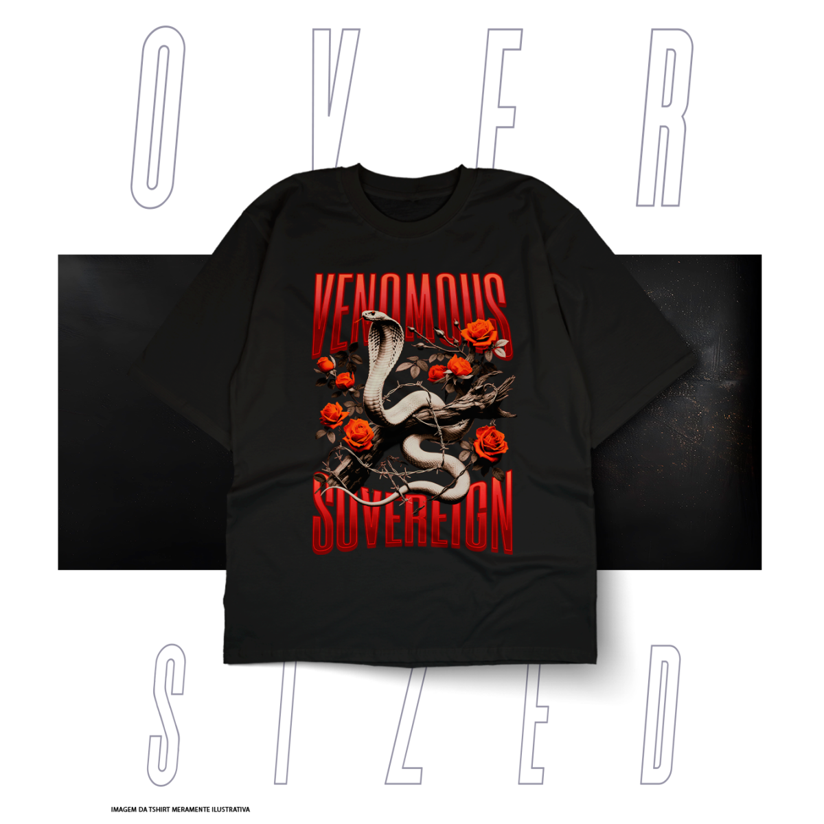 Nome do produto: Oversized Básica Street Wear - Venomous