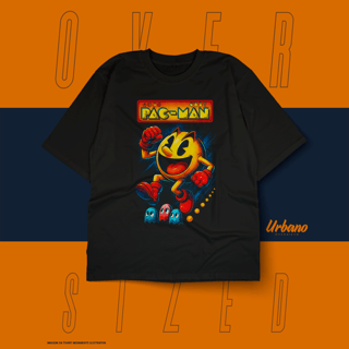 Oversized Básica - Classic Games - Pac Man 