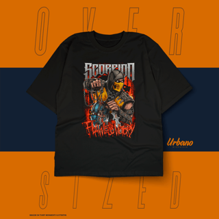 Oversized Básica - Classic Games - Mortal Kombat 