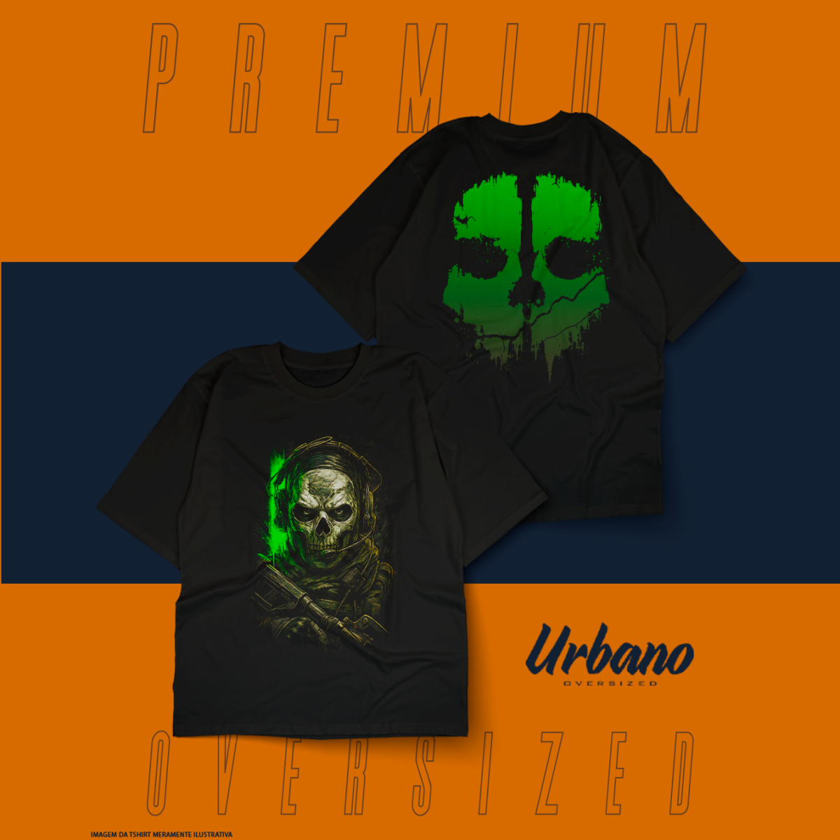 Nome do produto: Oversized Premium - Classic Games - Mortal Kombat 
