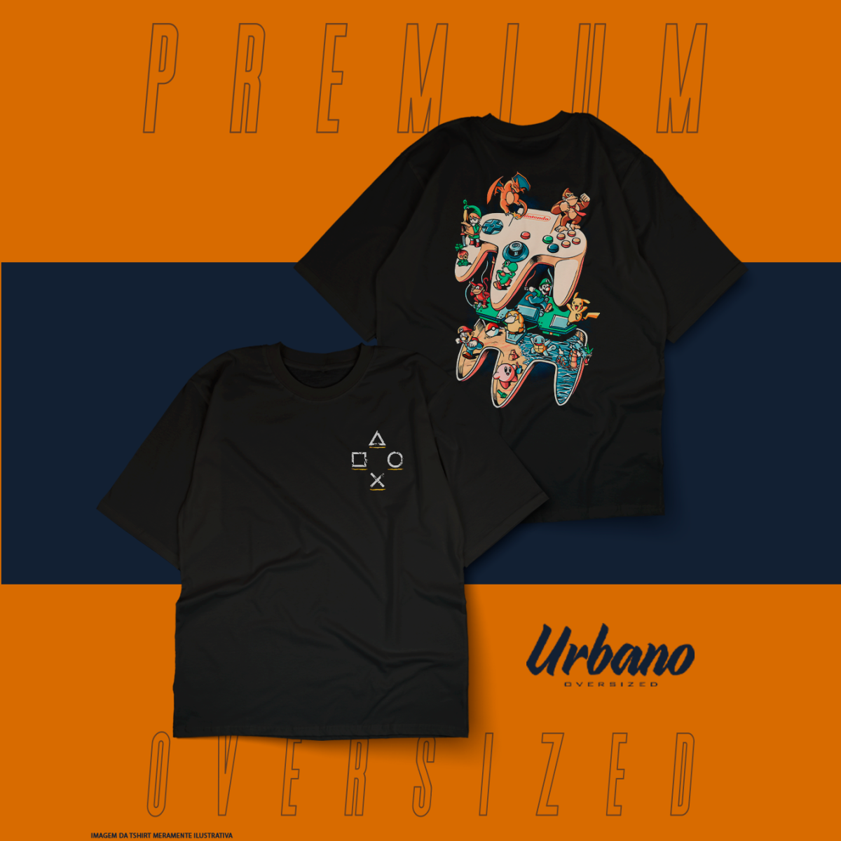 Nome do produto: Oversized Premium - Classic Games