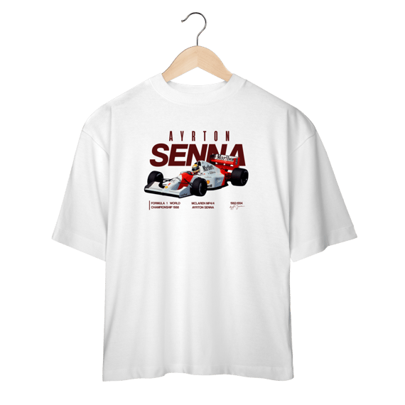 Oversized Básica - Ayrton Senna F1