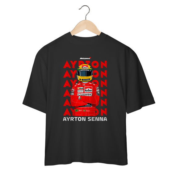 Oversized Básica - Ayrton Senna F1