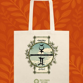 Sacola Ecobag Gêmeos/Mercúrio Ilustrada