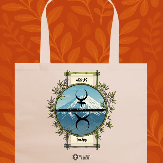 Ecobag Touro/Vênus Ilustrada