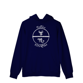 Nome do produto Moletom Escorpião/Plutão Gráfico