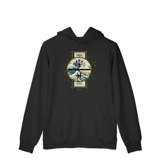 Nome do produto Moletom Peixes/Netuno Ilustrado