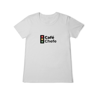 Nome do produtoCamisa Clássica Café Chefe - Baby Look