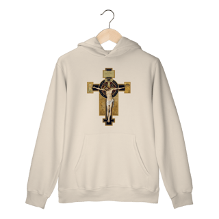 Moletom - Cruz com Medalha de São Bento - IESVS NAZARENVS REX IVDÆORVM