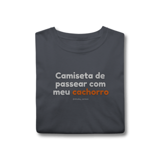 Nome do produtoCamiseta de passear com meu cachorro