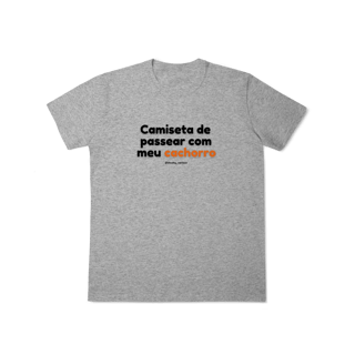 Nome do produtoCamiseta de passear com meu cachorro