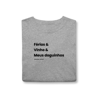 Nome do produtoFérias & Vinho & Meus doguinhos