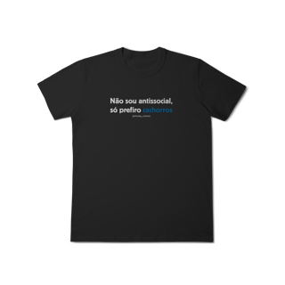 Nome do produtoNão sou antissocial, só prefiro cachorros