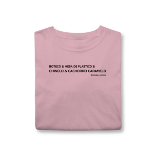 Nome do produtoboteco & mesa de plástico & chinelo & cachorro caramelo