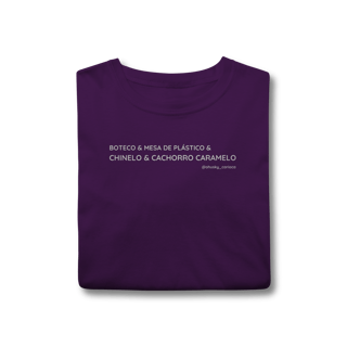 Nome do produtoboteco & mesa de plástico & chinelo & cachorro caramelo