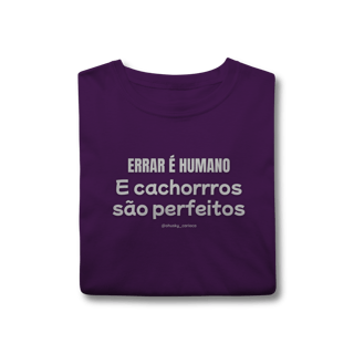 Nome do produtoErrar é humano e cachorros são perfeitos