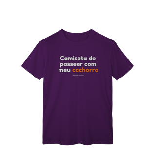 Nome do produtoCamiseta de passear com meu cachorro
