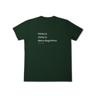 Nome do produtoFérias & Vinho & Meus doguinhos