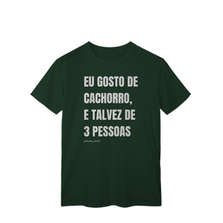Nome do produtoEu gosto de cachorro, e talvez de 3 pessoas