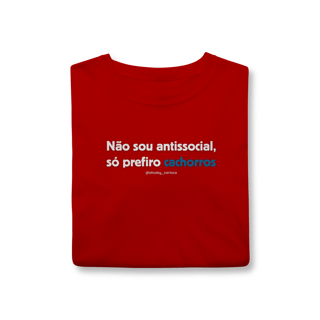 Nome do produtoNão sou antissocial, só prefiro cachorros