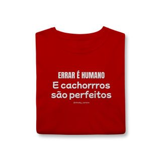 Nome do produtoErrar é humano e cachorros são perfeitos