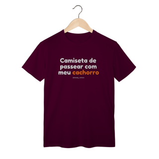 Nome do produtoCamiseta de passear com meu cachorro