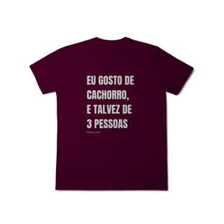 Nome do produtoEu gosto de cachorro, e talvez de 3 pessoas