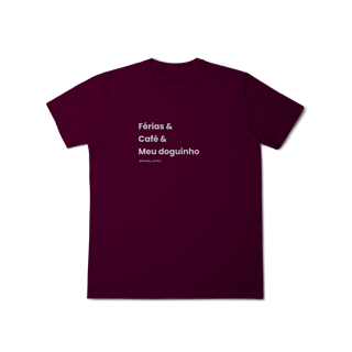 Nome do produtoFérias & Café & meu doguinho